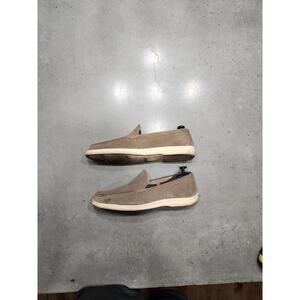 Johnston & Murphy Marlow Venetian Loafers 11.5M Taupe Suede Old Money